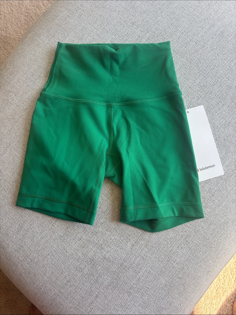 lululemon athletica High-Rise Emerald Green Bike Shorts 6in